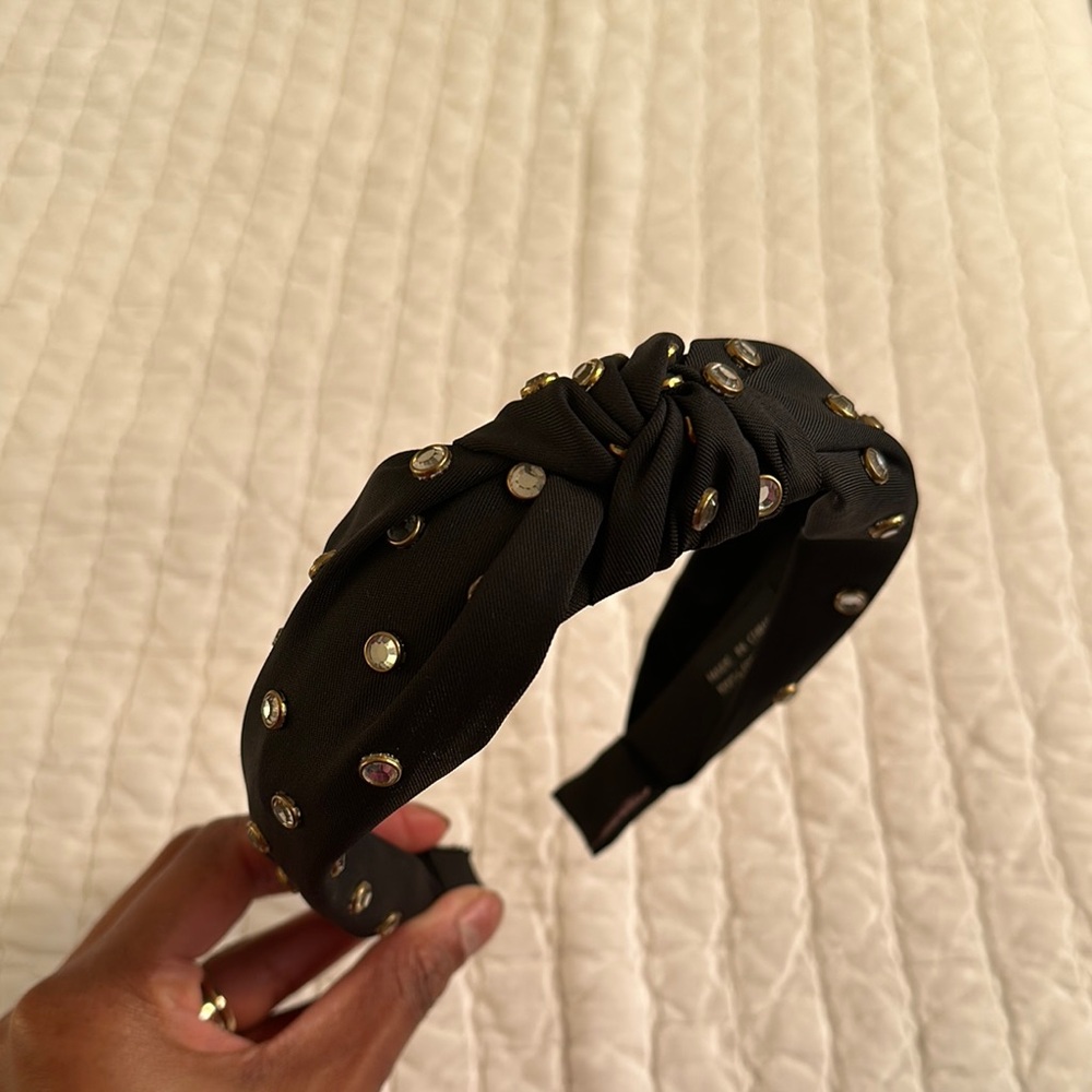 Black Jeweled Headband